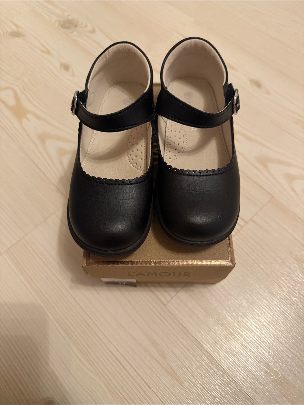 L'Amour Black Girls Mary Jane Dress Shoes